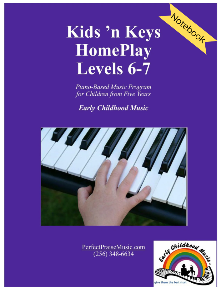 Kids N Keys Level 6-7 HomePlay Notebook