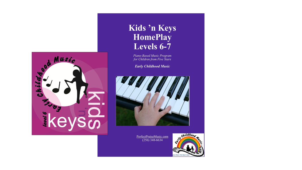 Kids N Keys Level 6 Student Book and HomePlay Sheets Bundle